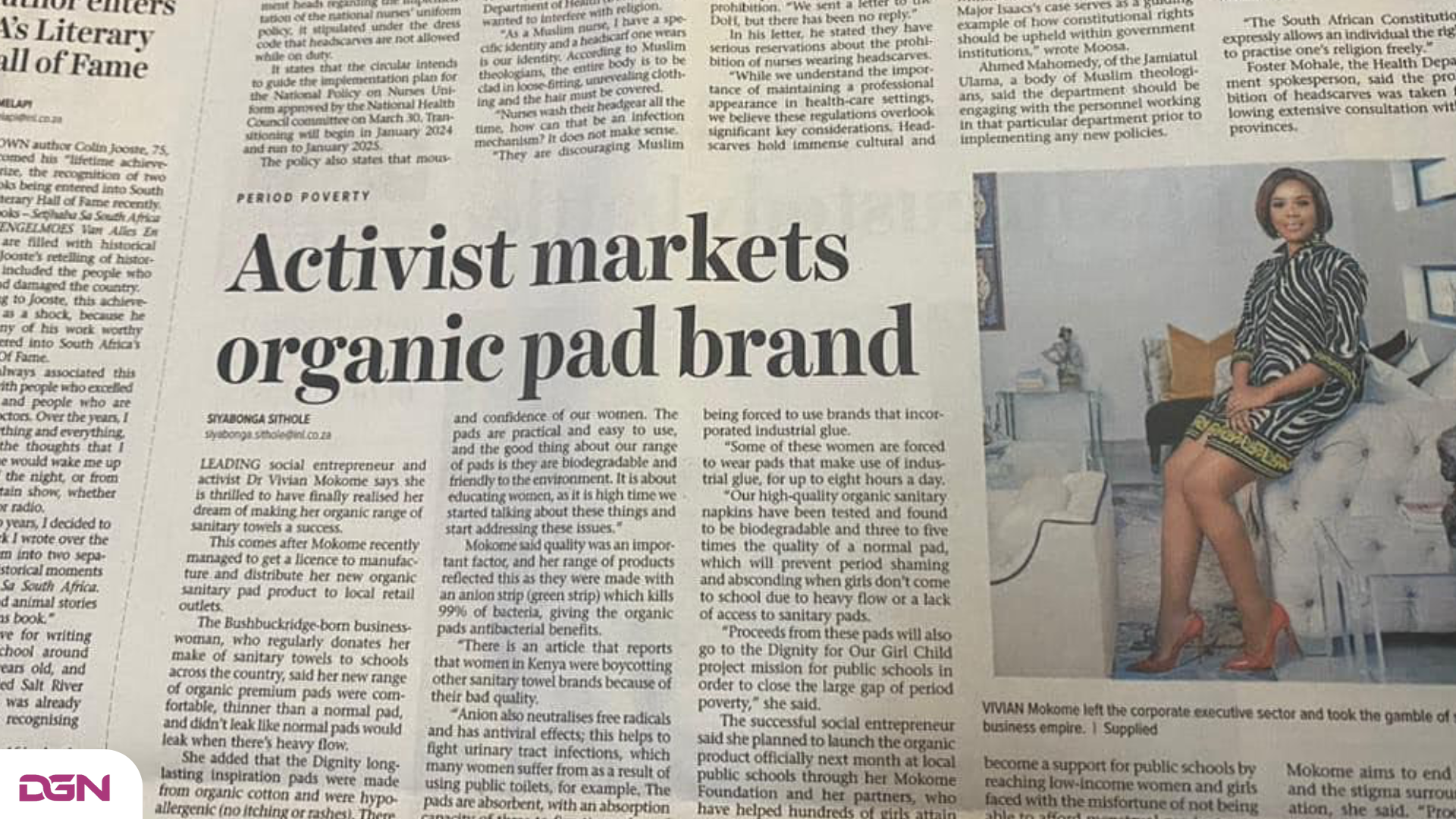 News Clipping: Activist Markets Organic Pad Brand